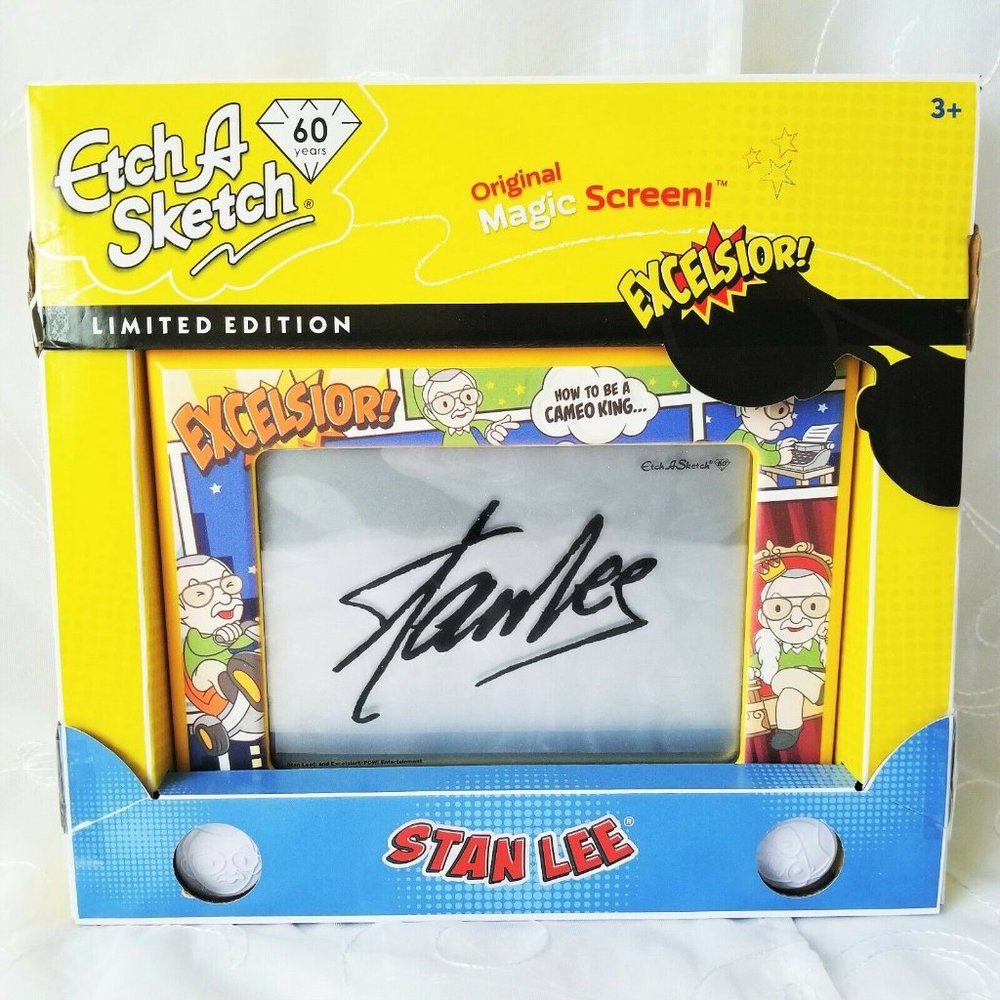 Etch A Sketch Stan Lee 60th Anniversary Limited Edition Excelsior 2020